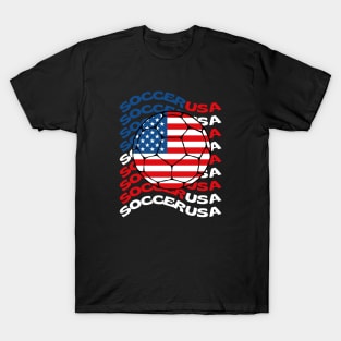 Soccer USA Ball T-Shirt